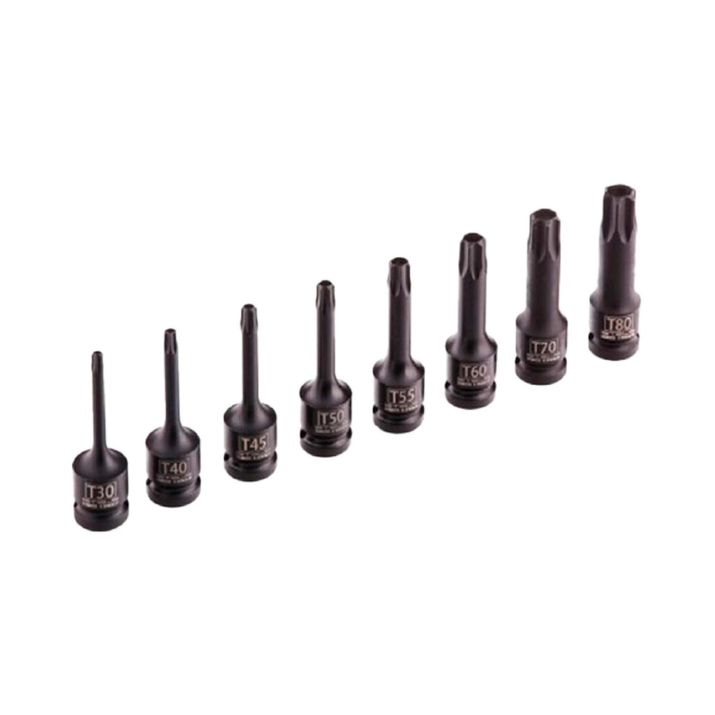 Juego de dados de impacto Torx 1/2'', 8 pzas. - Yato - Herram.cl