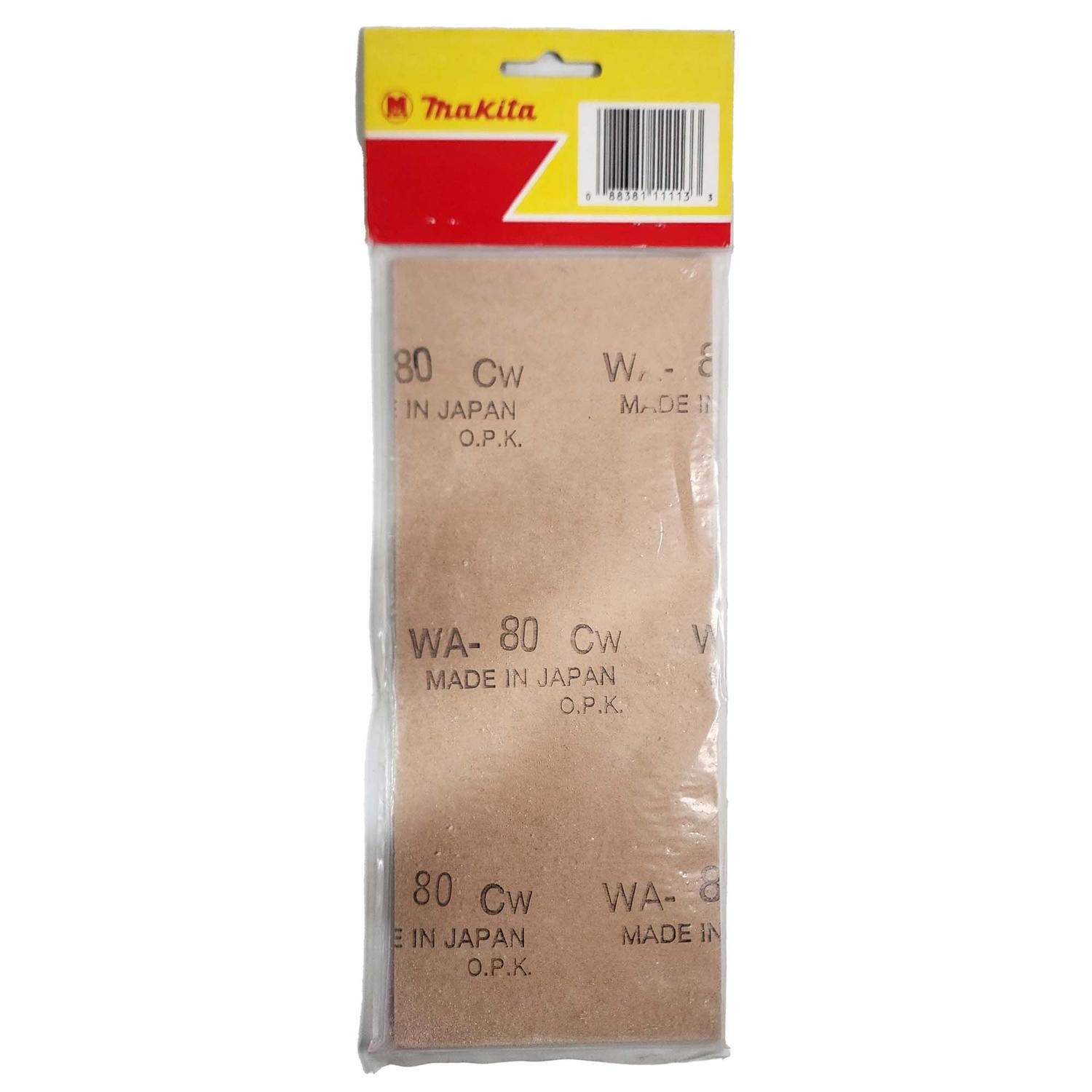 Lija De Papel Rectangular 93x228mm / 10 Pzas - Makita - Herram.cl