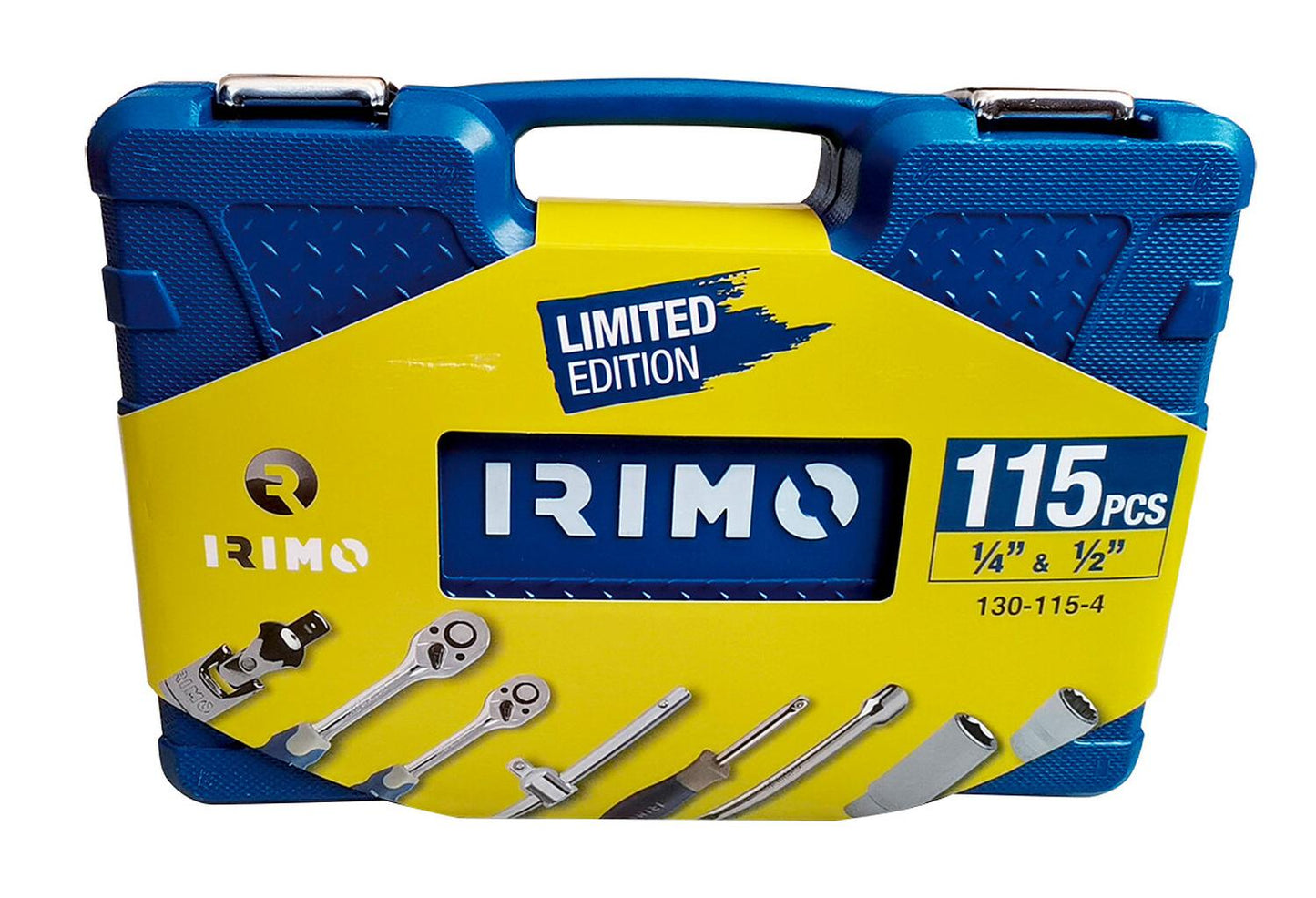 Juego De Dados 1/4'' y 1/2'' 115 Pzas - Irimo - Herram.cl
