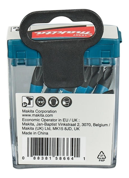 Pack 10 Puntas Impact Black PH2 - 50mm - Makita - Herram.cl