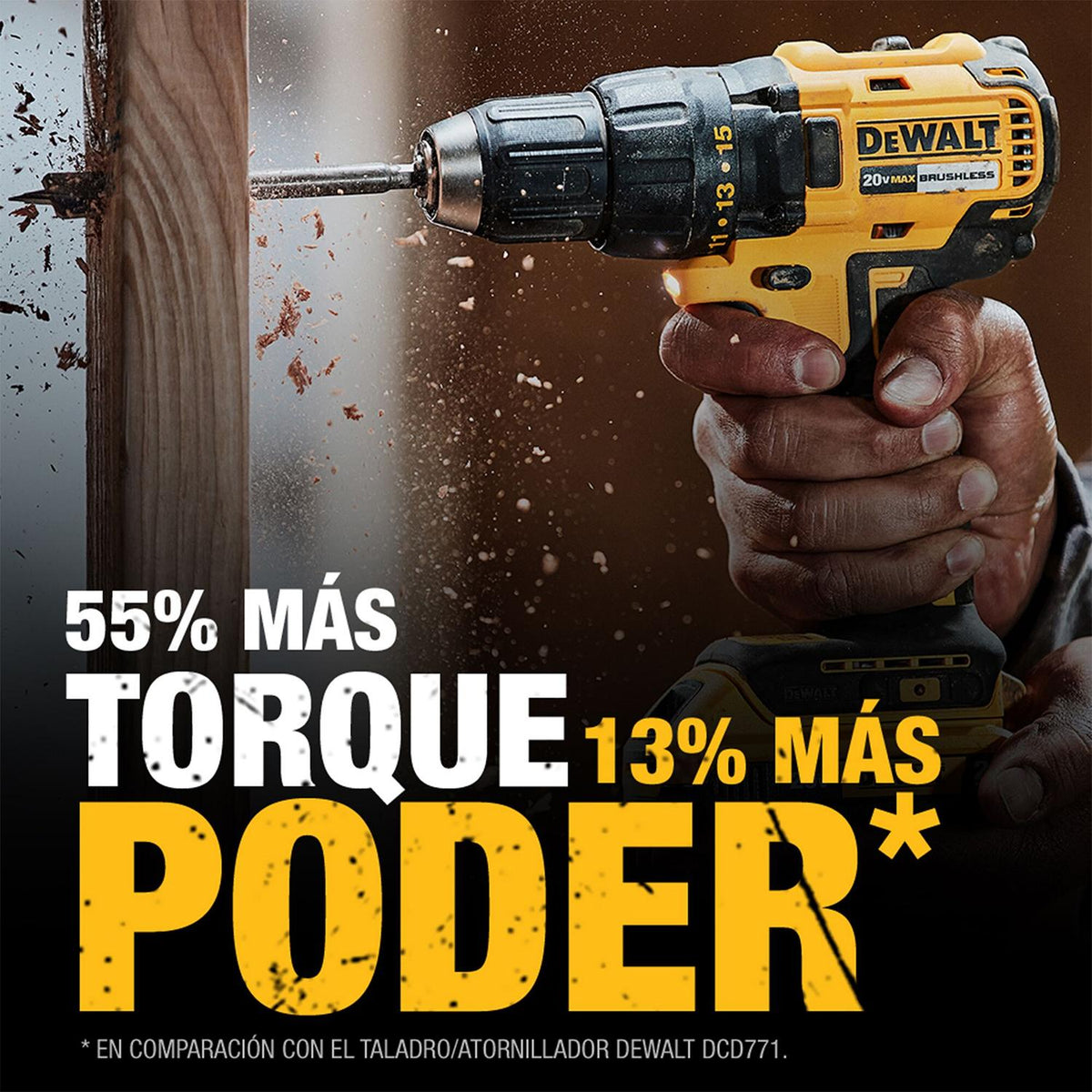 Taladro Atornillador 1/2'' 20V Max. 2 Bat. 2 Ah - DeWALT - Herram.cl