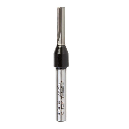 Fresa Recta 2 Filos 3/16''x3/4'' Toma 1/4'' - Timberline - Herram.cl