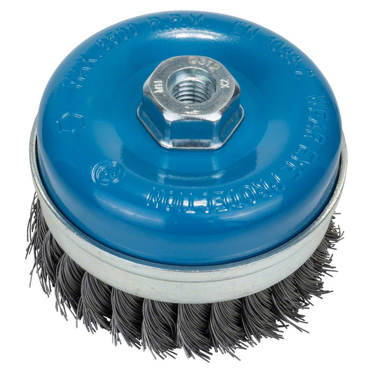 Grata Copa Acero Trenzado 100mm / M14 - Bosch - Herram.cl