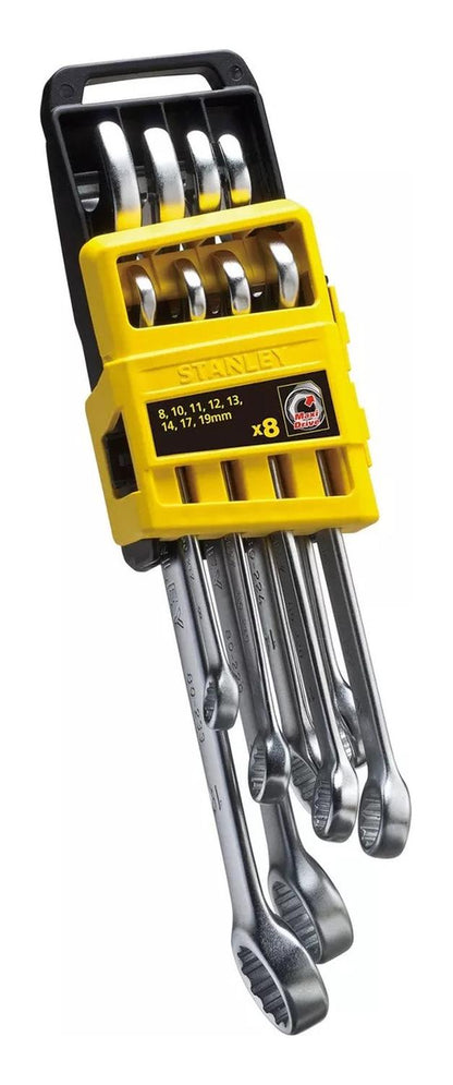 Juego 8 Llaves Combinadas 8 - 19mm - Stanley - Herram.cl