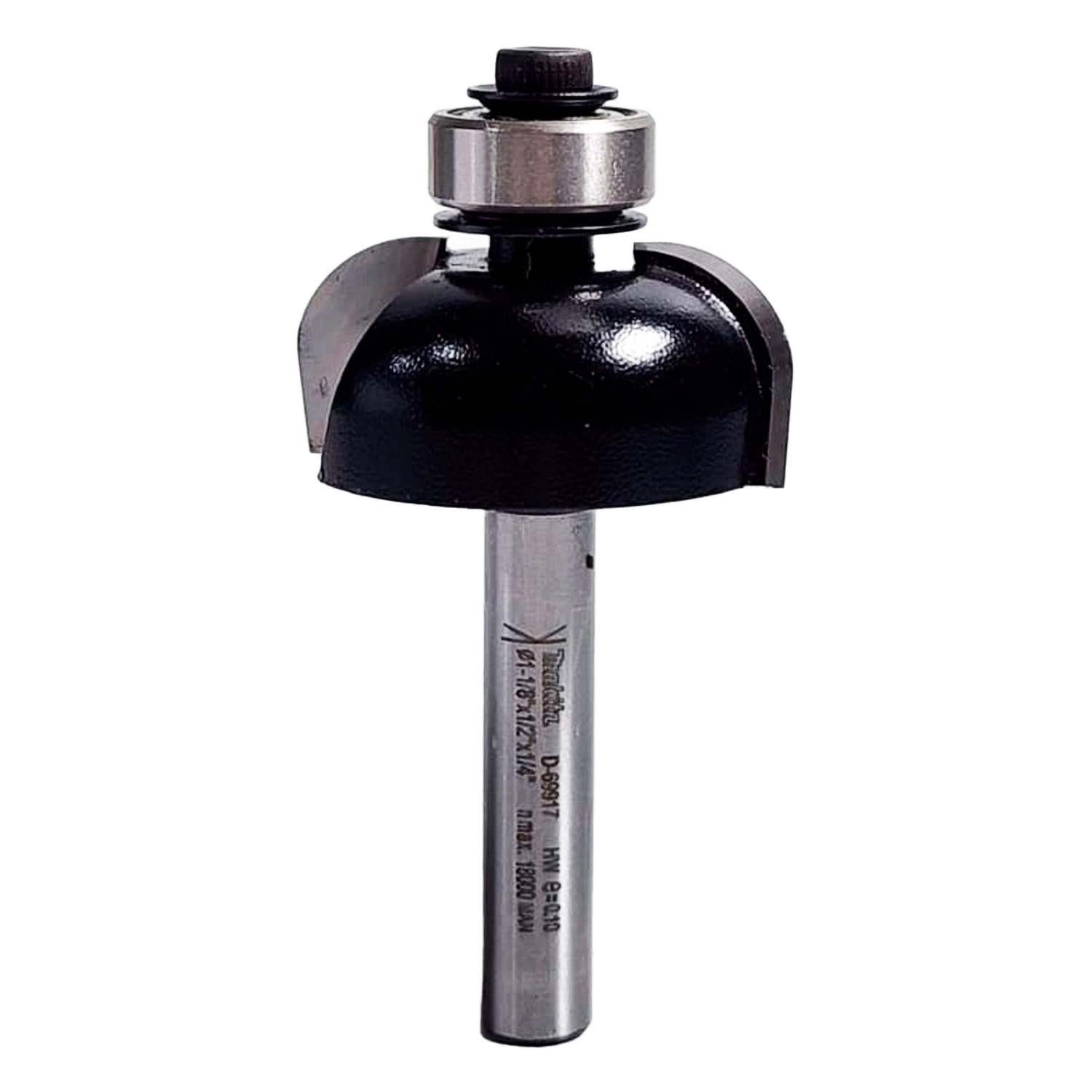 Fresa Media Caña C/Rod R 5/16''x1 - 1/8' Toma 1/4'' - Makita - Herram.cl
