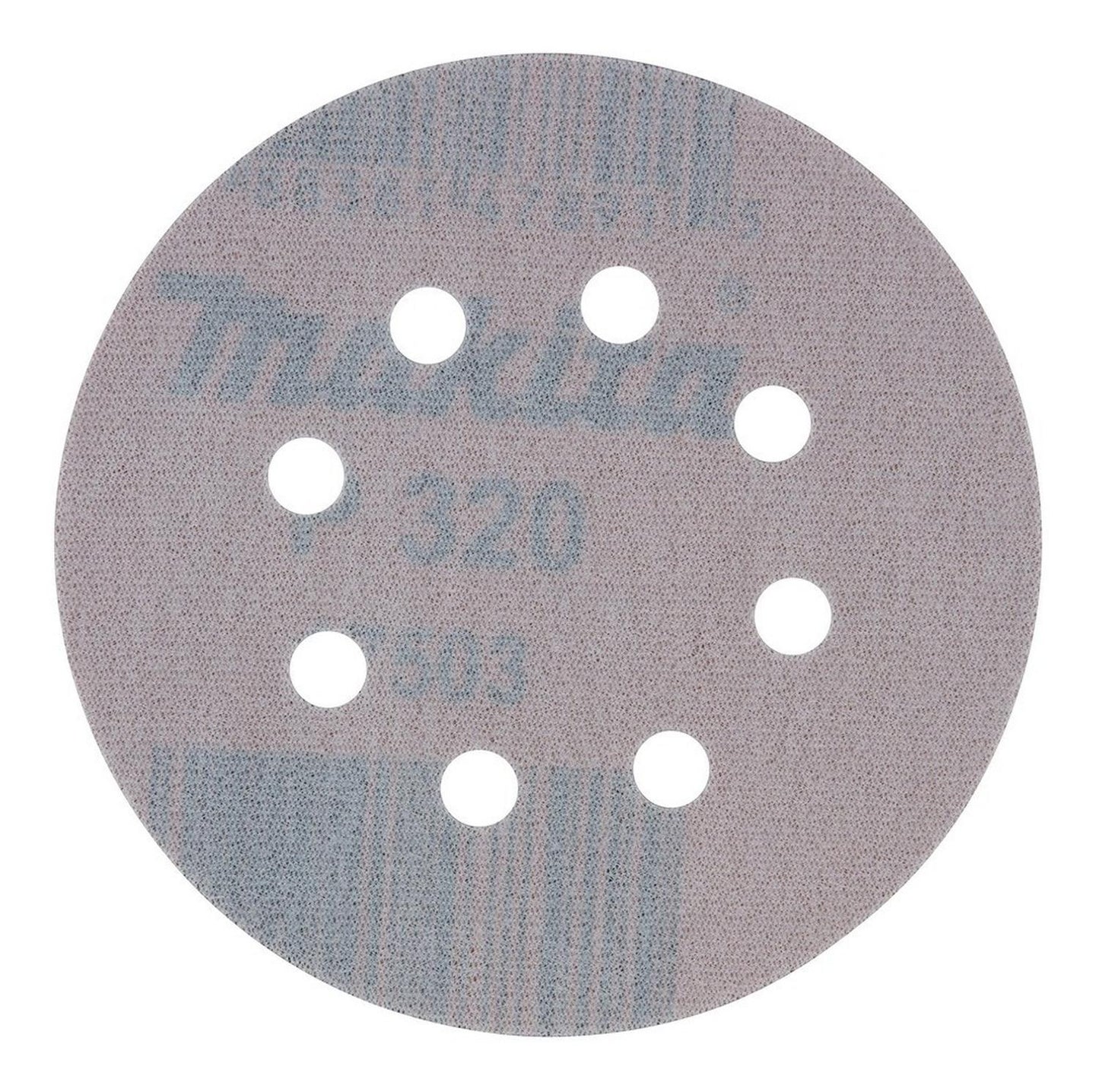 Pack 10 Discos Lija Con Velcro 125mm G320 - Makita - Herram.cl