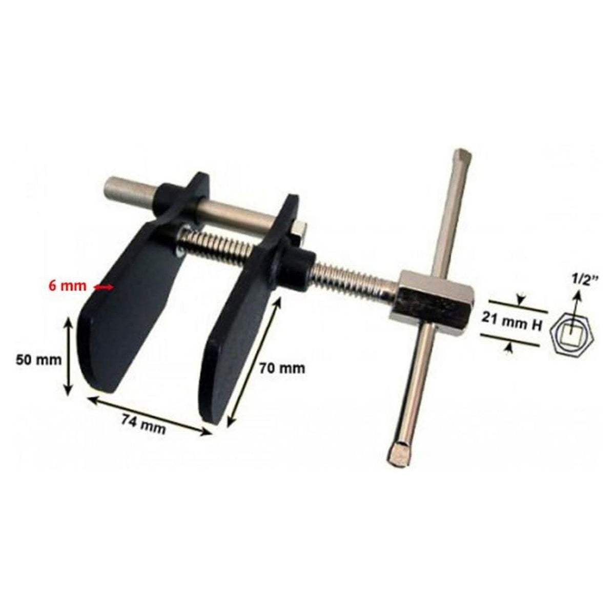 Separador Pistón Freno Disco YATO YT-0610 0-65mm 1/2" - Herram.cl