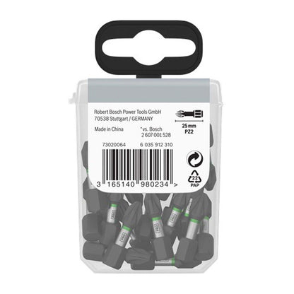 Puntas PRO Impact PZ2x25mm 25 Pzas - Bosch - Herram.cl