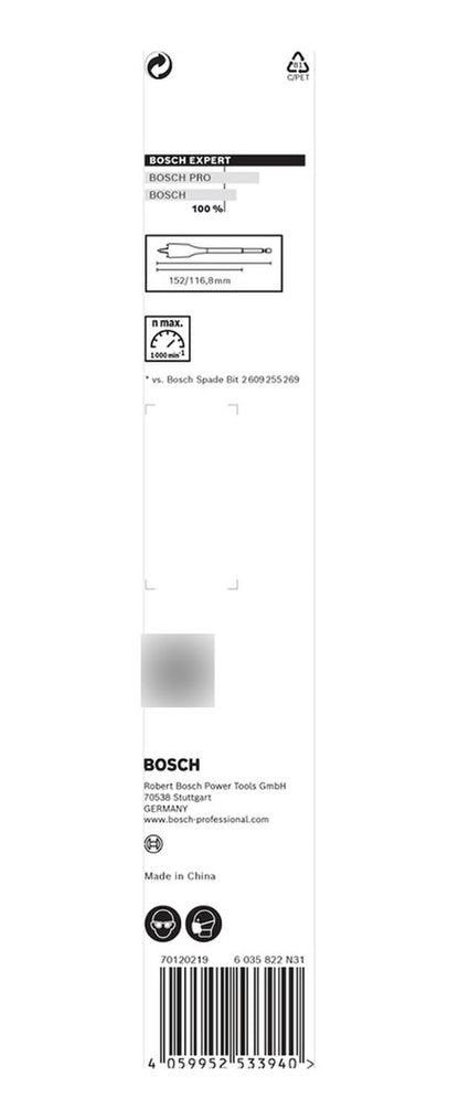 Broca Paleta Expert Self Cut Speed 22 X 152mm – Bosch - Herram.cl