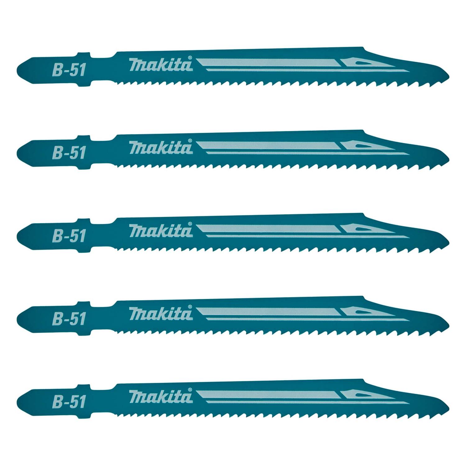 Hoja de calar SUPEREXPRESS HSS B - 51 100mm 5 Pzas - Makita - Herram.cl