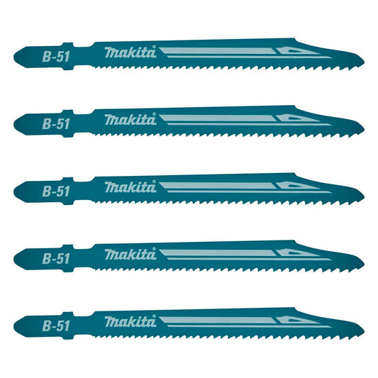 Hoja de calar SUPEREXPRESS HSS B - 51 100mm 5 Pzas - Makita - Herram.cl
