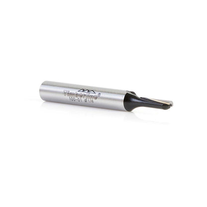 Fresa Recta 1 Filo 1/8''x7/16'' Toma 1/4'' - Timberline - Herram.cl