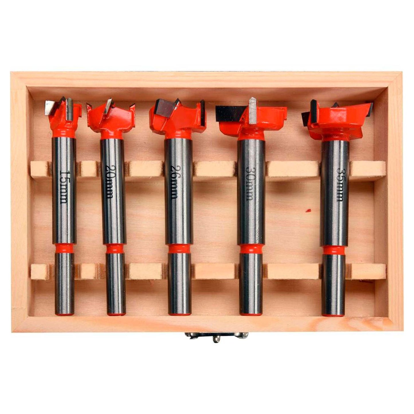 Set Brocas Forstner o Bisagra 15 - 35mm 5 Pzas - Yato - Herram.cl