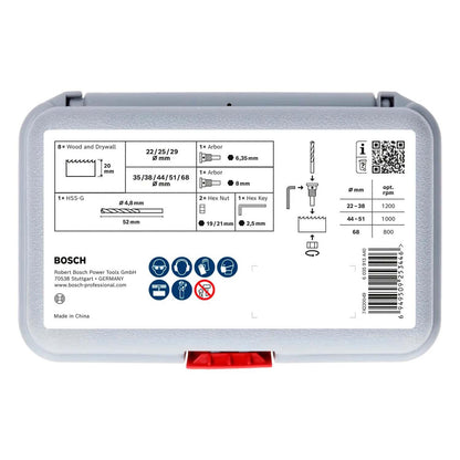 Set 14 Sierras Copa Wood and Drywall 22-68mm - Bosch - Herram.cl