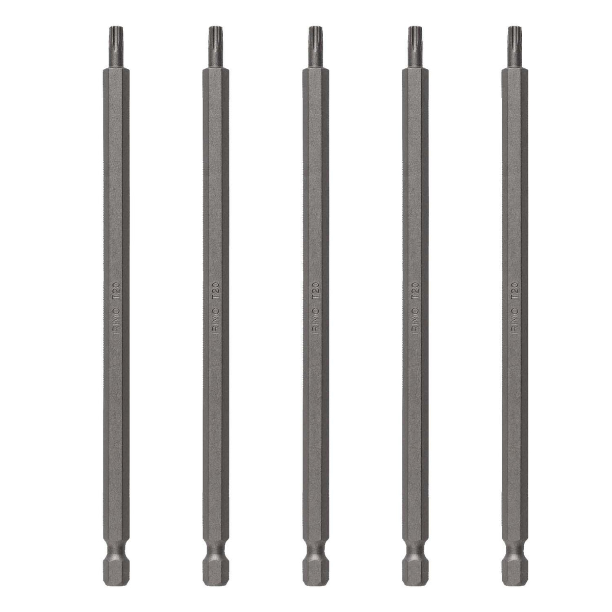 Puntas De Atornillar TORX T20x150mm 5 Pzas - Irimo - Herram.cl