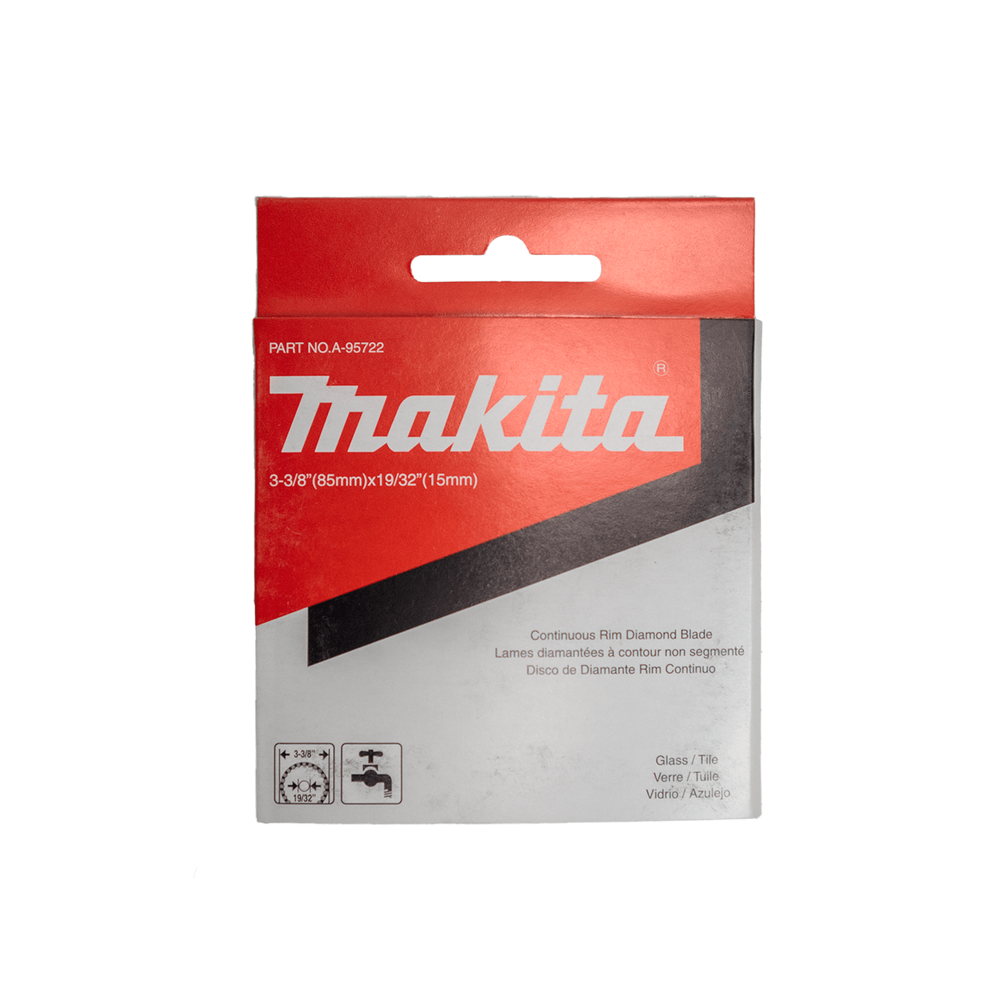 Disco Diamantado Continuo 85x15mm En Húmedo Vidrio - Makita - Herram.cl