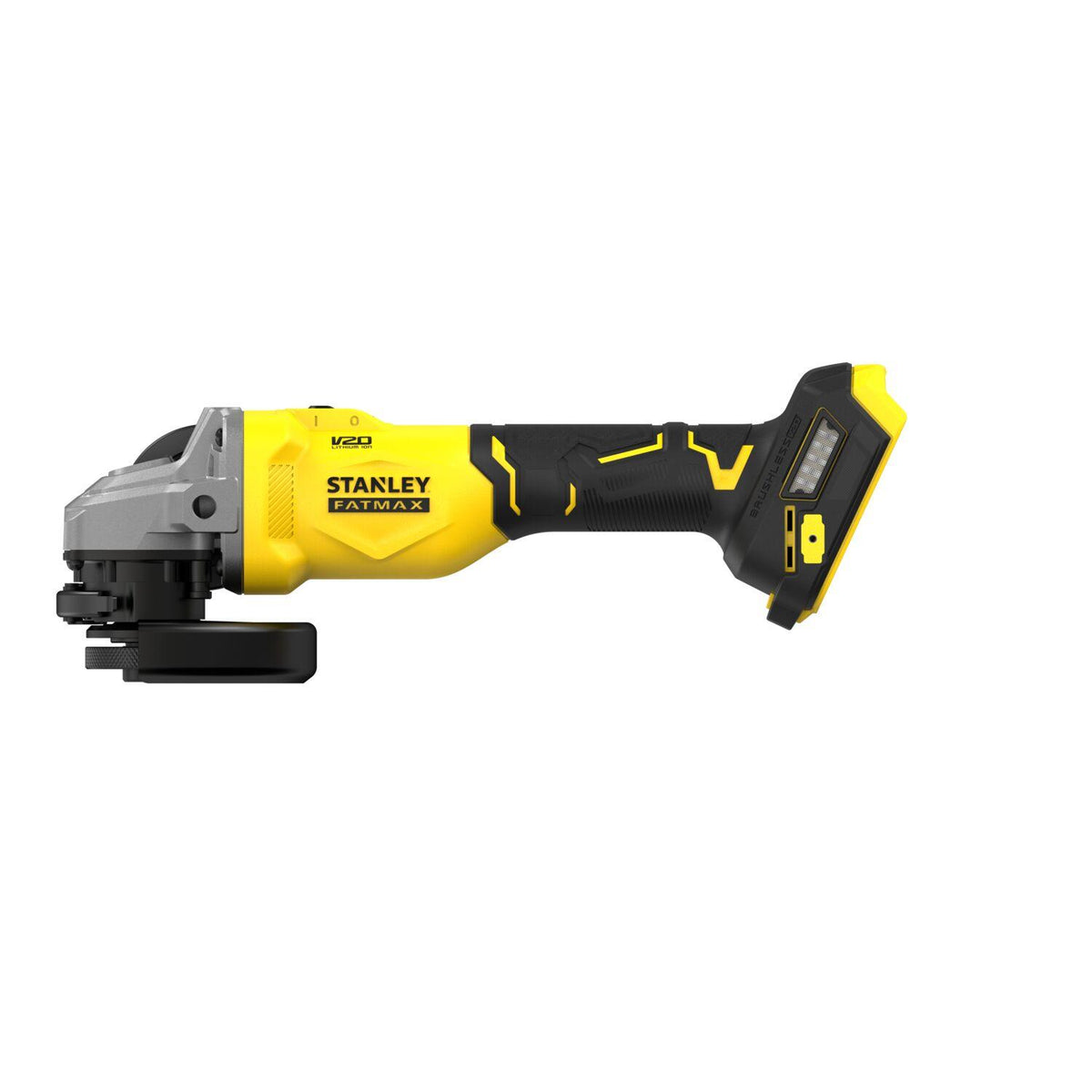 Esmeril Angular 4-1/2'' 20V Brushless Stanley SBG710B-B2 - Herram.cl