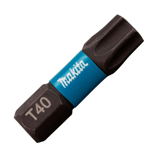 Puntas Impact Black T40 - 25mm 2 Pzas - Makita - Herram.cl