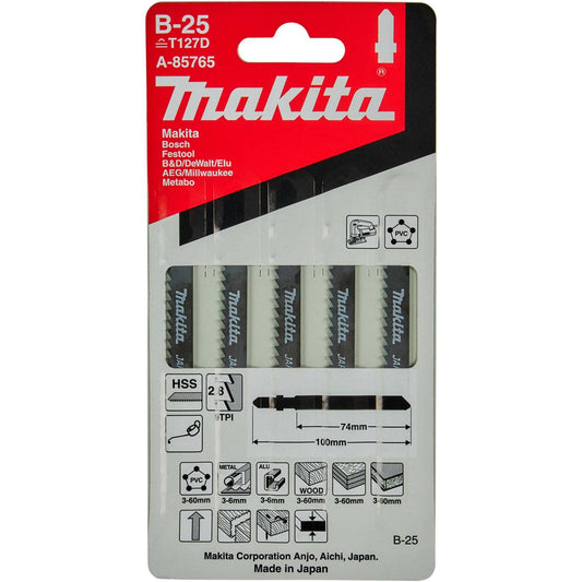 Hoja De Calar HSS Metal, Madera 100mm 5 Pzas - Makita - Herram.cl