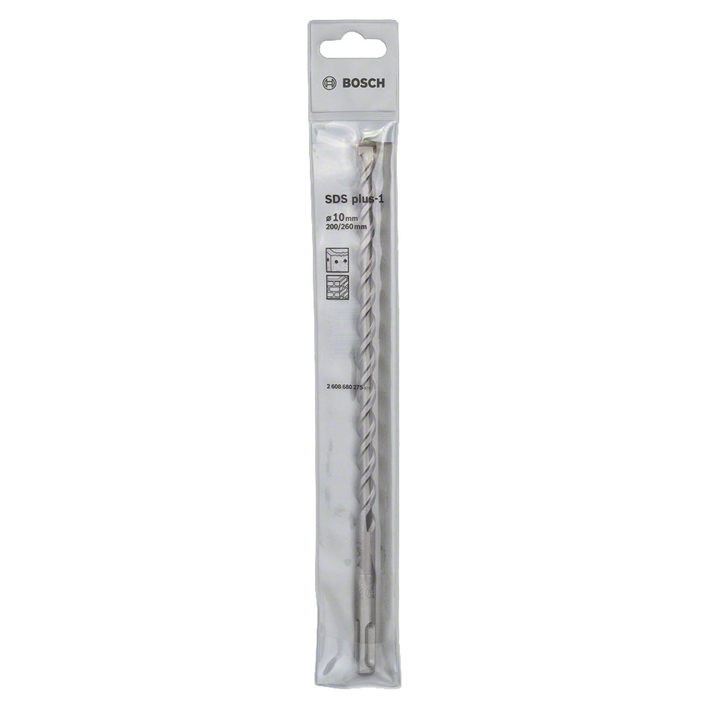 Broca SDS - Plus - 1 - 2 aristas - 10x200x260mm - Bosch - Herram.cl