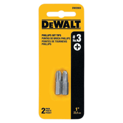 Punta de atornillar PH3x1'' (25,4mm) 2 Pzas - DeWALT - Herram.cl