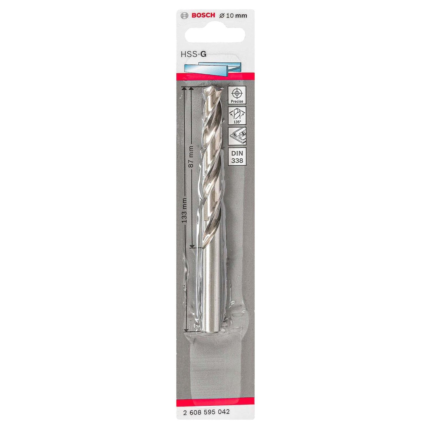Broca Metal HSS - G 10.0mm - Blister - Blister - Herram.cl