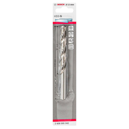 Broca Metal HSS - G 10.0mm - Blister - Blister - Herram.cl