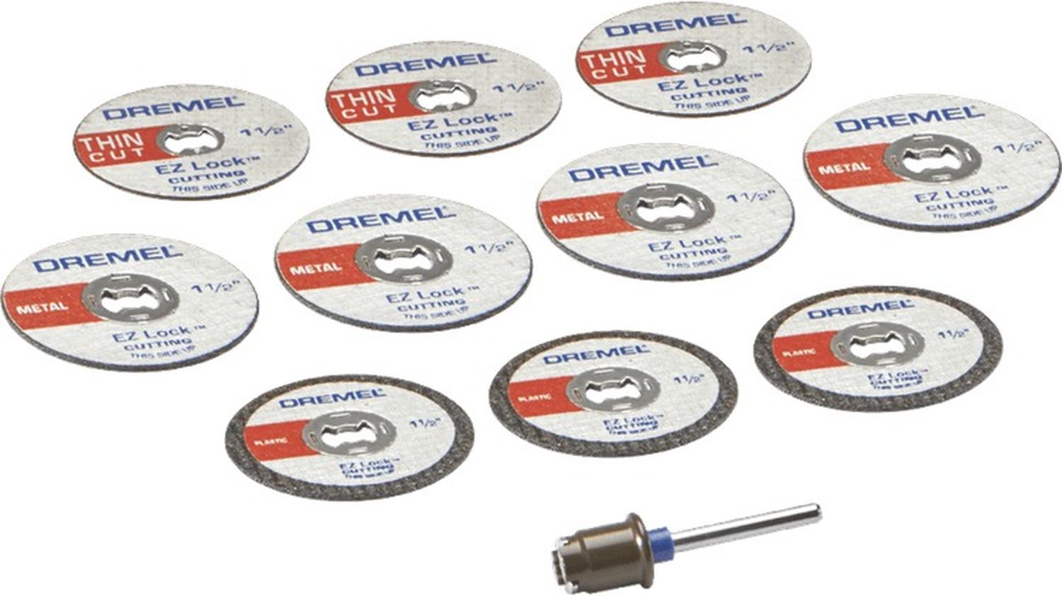 Micro Kit Discos de Corte EZ - LOCK (EZ728) 11 PZAS - Dremel - Herram.cl