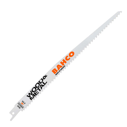 Pack 2 Hojas De Sierra Sable Madera & Metal 300mm - Bahco - Herram.cl