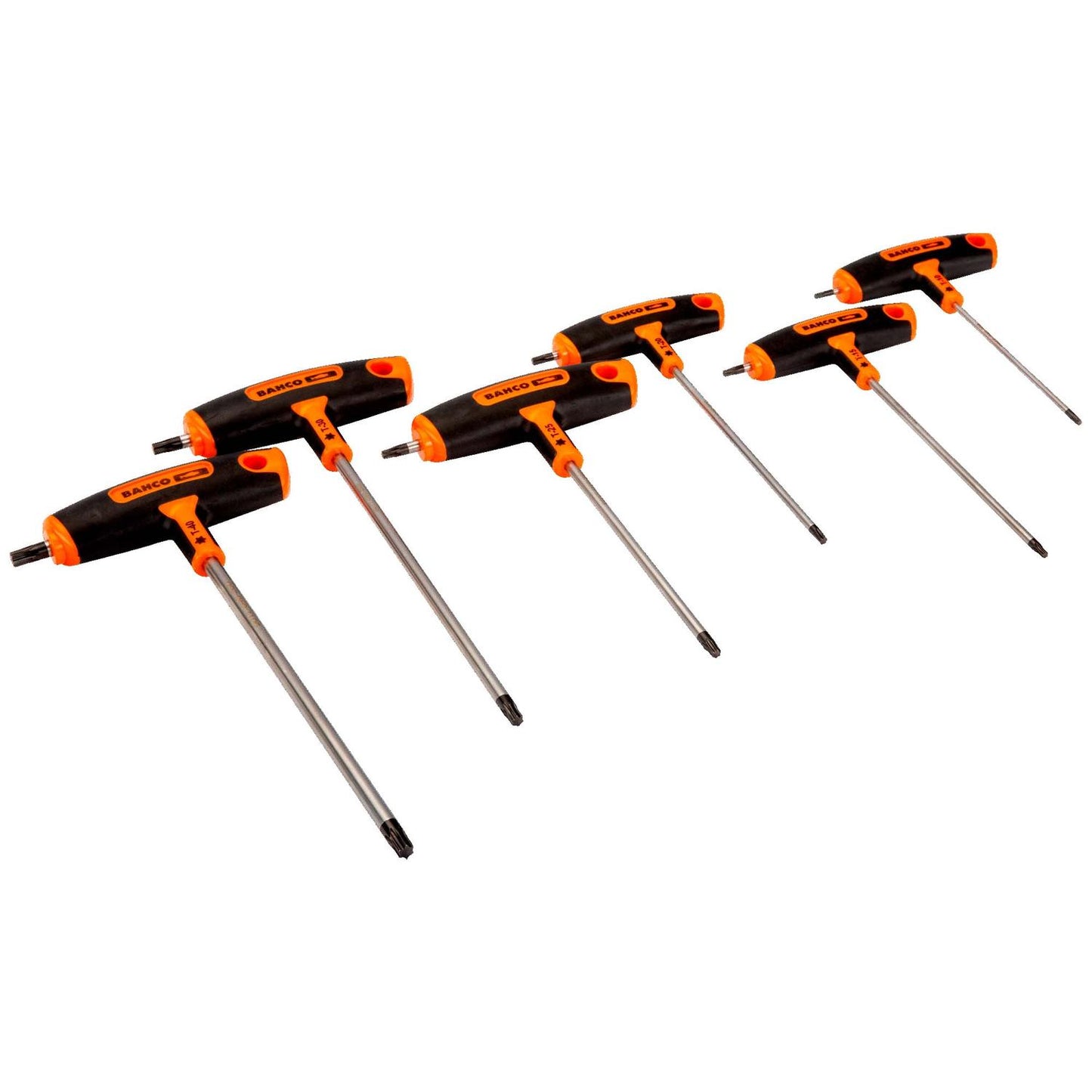 Juego de destornillador TORX con mango en T 6 Pzas - Bahco - Herram.cl