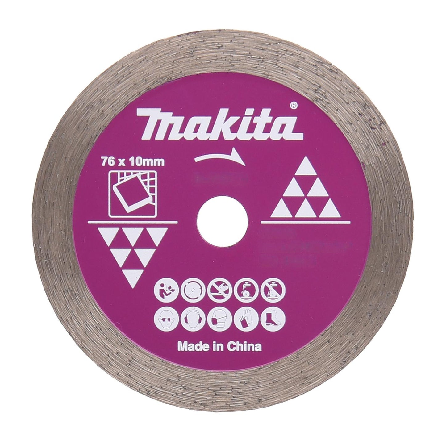 Disco Diamantado Ceramica (3'') 76x1,4x10mm - Makita - Herram.cl