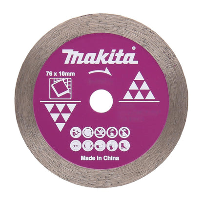 Disco Diamantado Ceramica (3'') 76x1,4x10mm - Makita - Herram.cl