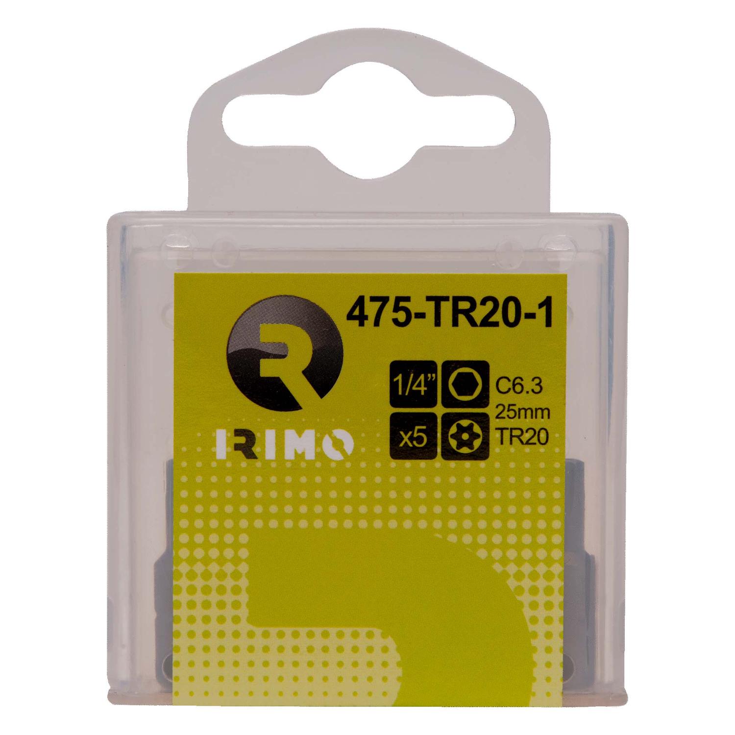 Puntas de Atornillar TR20x25mm 5 Pzas - Irimo - Herram.cl