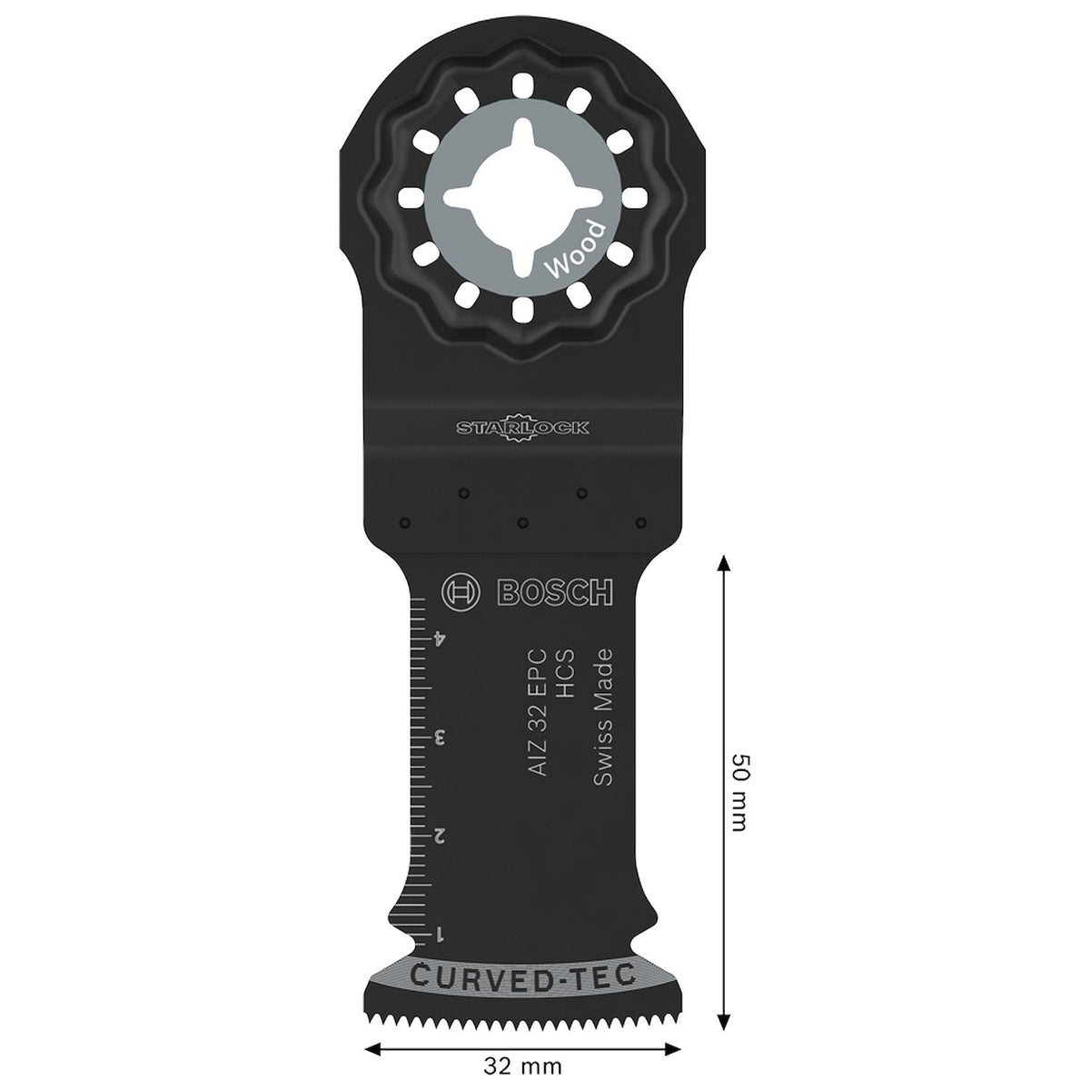Hoja Multiherramienta Bosch AIZ 32 EPC Madera 32mm Starlock - Herram.cl