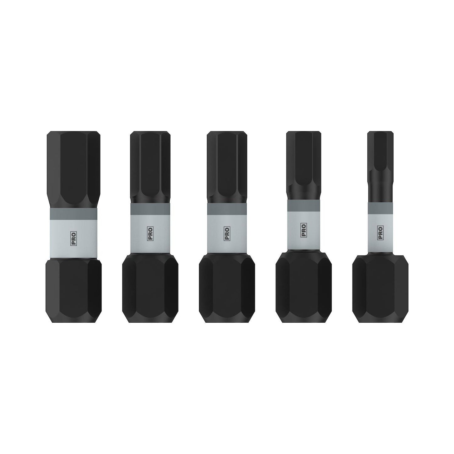 Juego Puntas PRO Impact H3,H4,H5,H6x25mm 5 Pzas - Bosch - Herram.cl