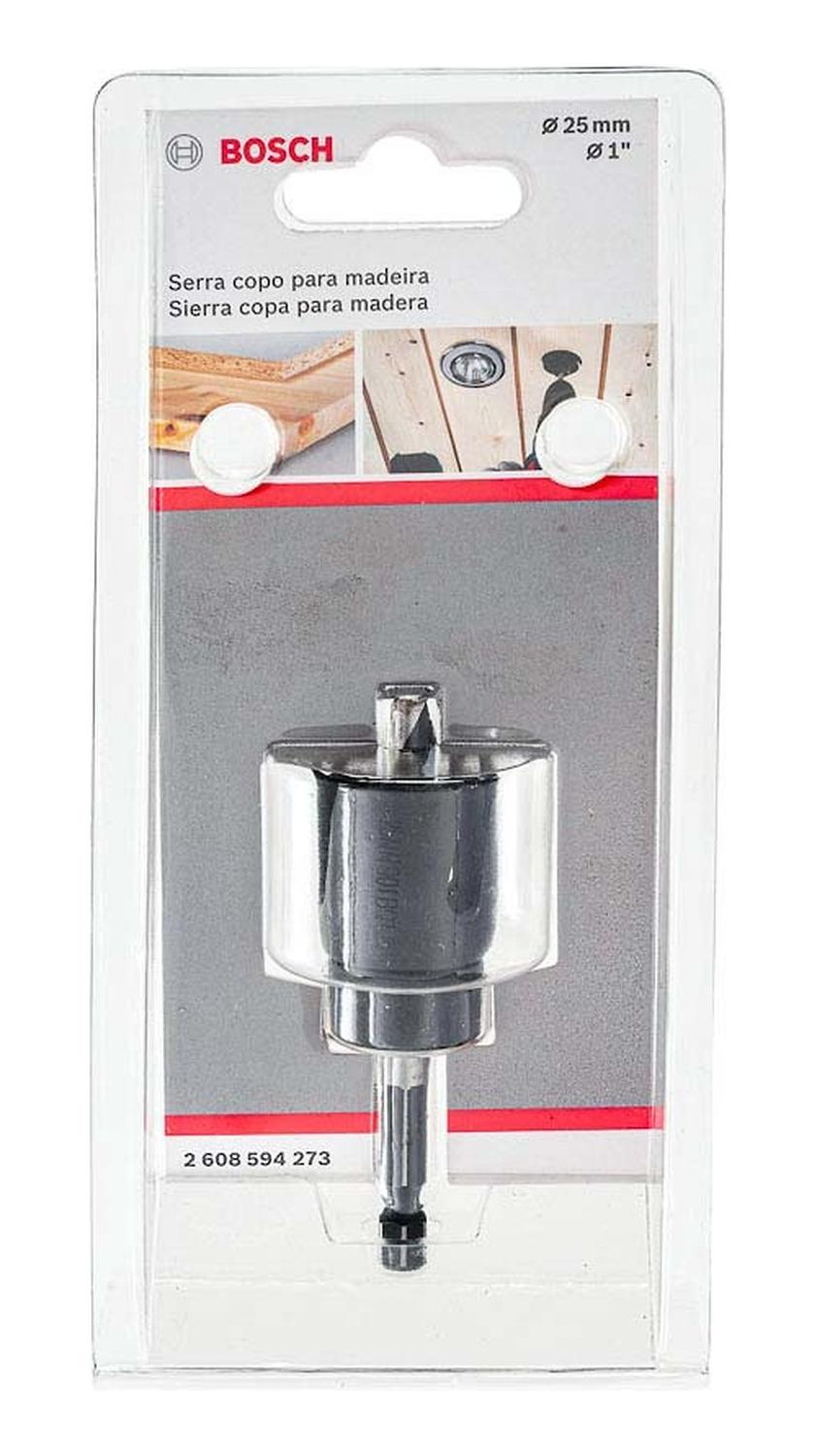 Sierra Copa Para Madera Con Adaptador 25mm (1'') - Bosch - Herram.cl
