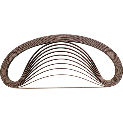 Pack 10 Lijas Mini Banda 3/8''x21'' (9x533mm) G60 - Makita - Herram.cl