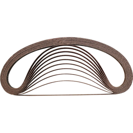Pack 10 Lijas Mini Banda 3/8''x21'' (9x533mm) G60 - Makita - Herram.cl