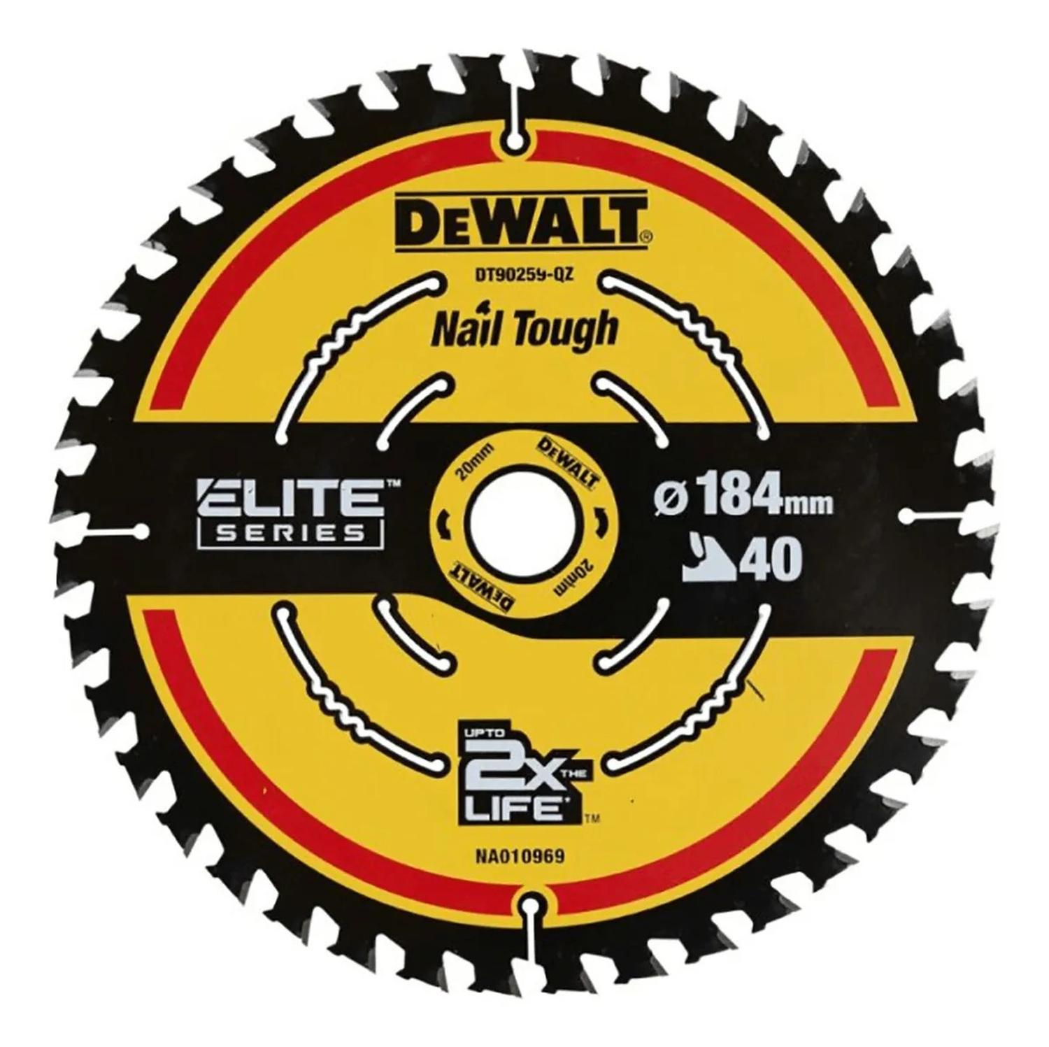 Disco de Sierra ELITE 7 - 1/4'' Eje 20mm 40 D - DeWALT - Herram.cl