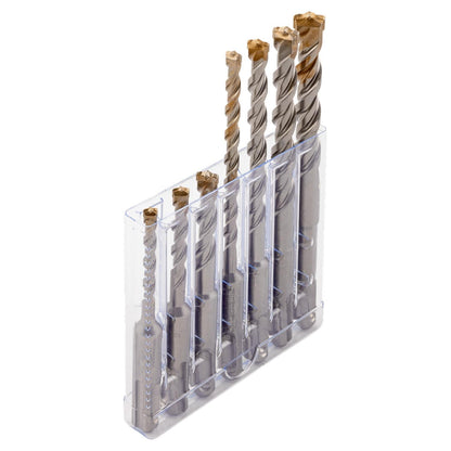 Juego De Brocas SDS-Plus 2 Aristas 7 Pzas - Bahco - Herram.cl