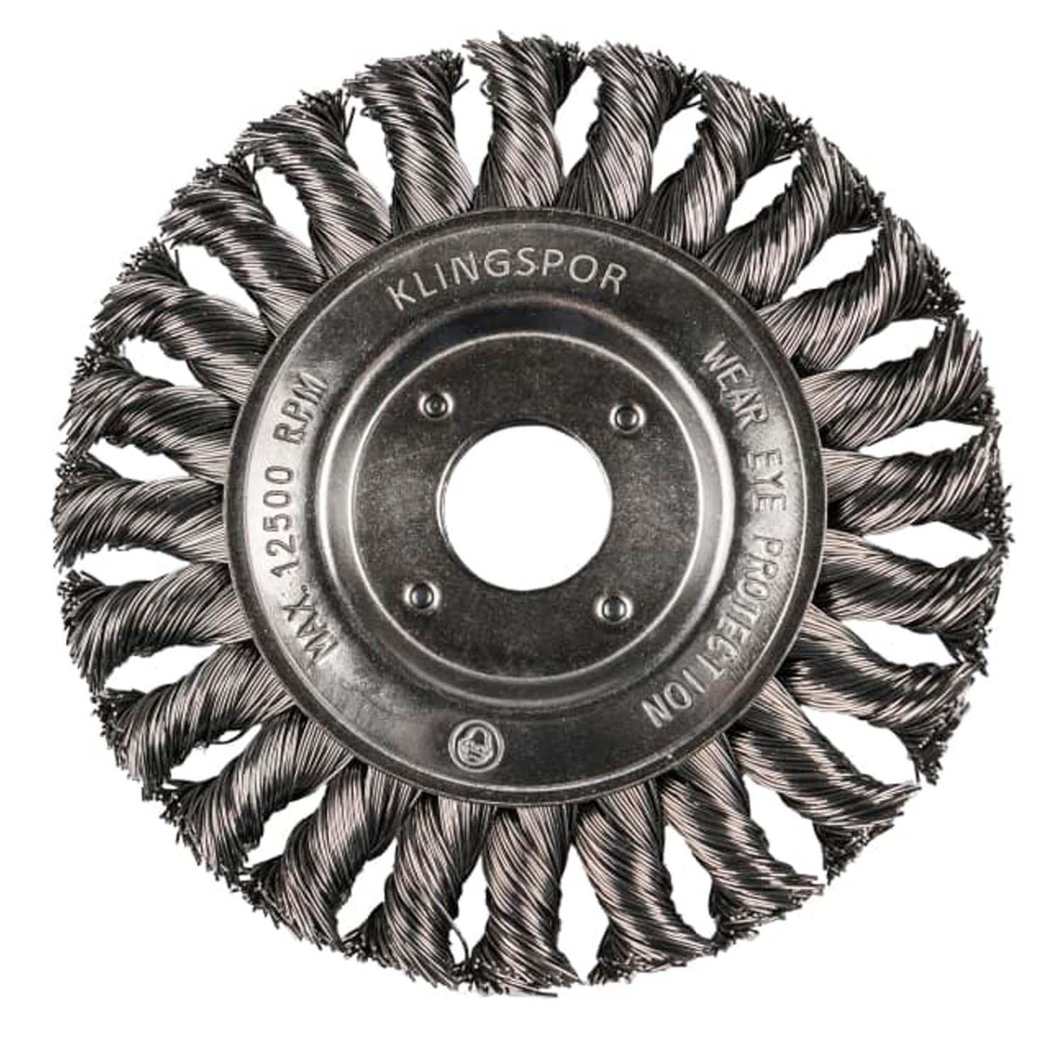 Grata Circular Trenzada BR600Z 115x14mm / M14 - Klingspor - Herram.cl