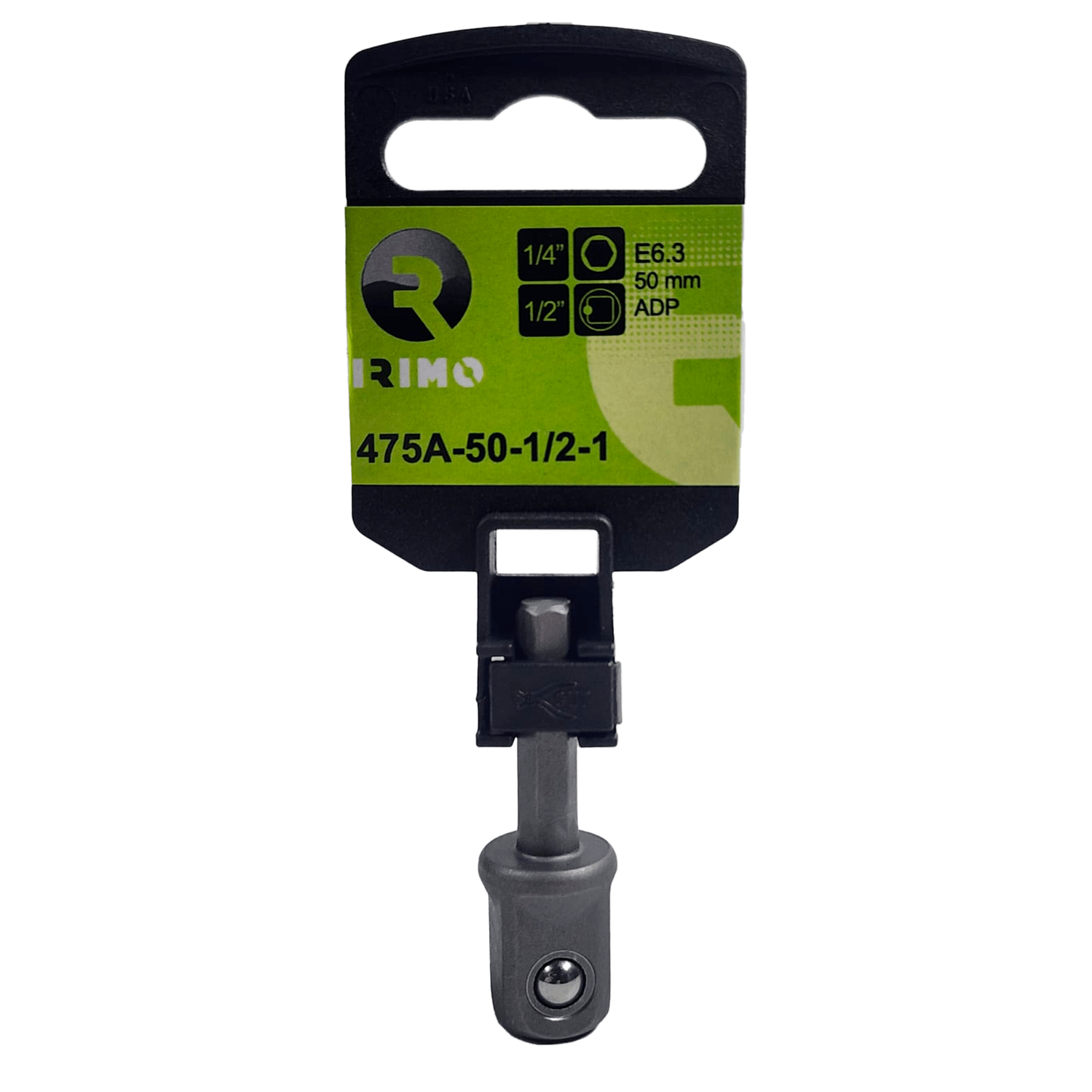 Adaptador Cuadrante 1/2'' a 1/4''x50mm - Irimo - Herram.cl