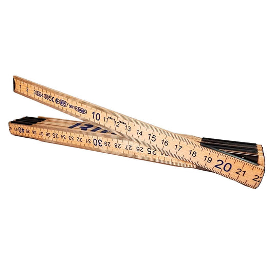 Regla Plegable de Madera Irimo 985-2-1 2m 10 Hojas - Herram.cl
