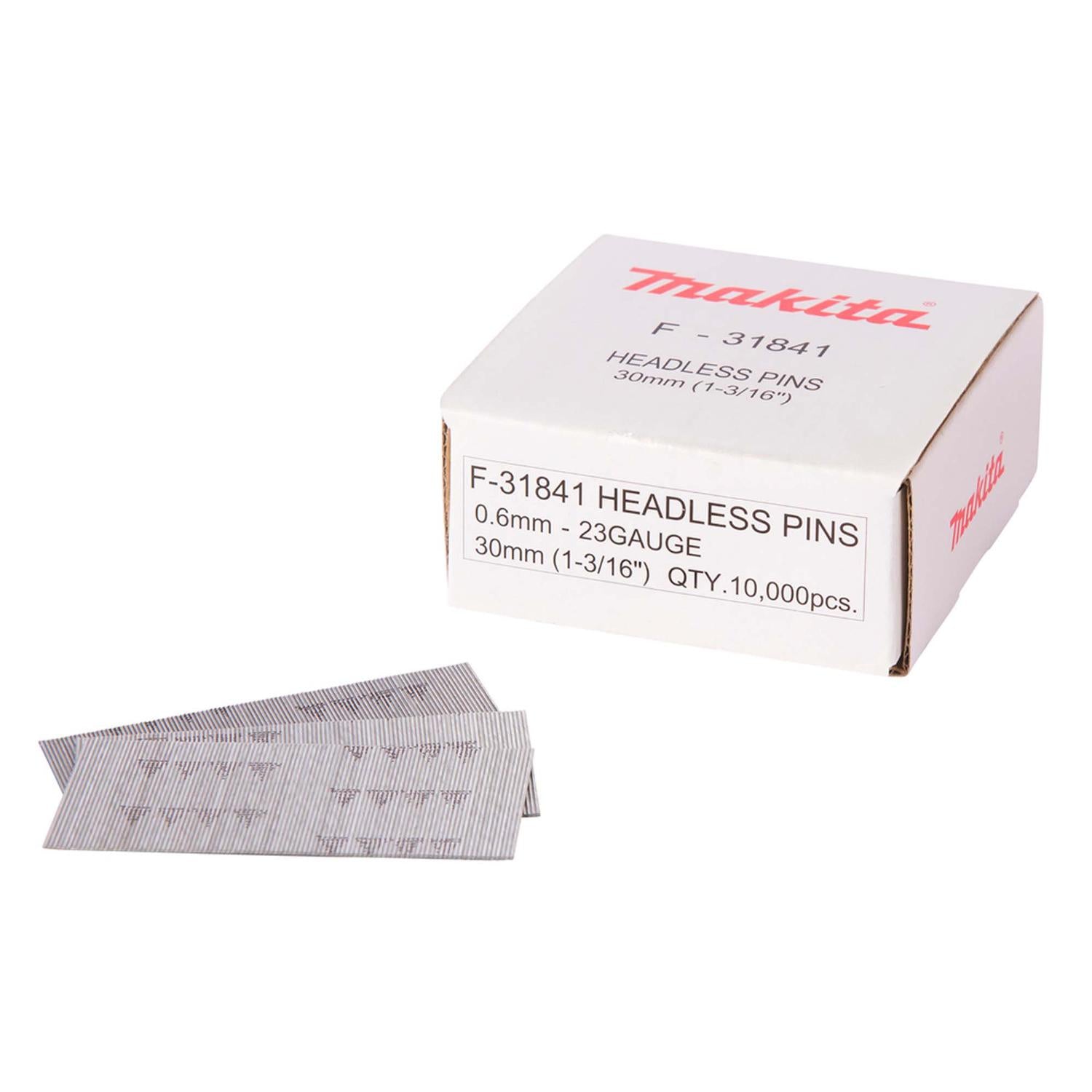 Clavos Puntas F30, Calibre 23 / 10.000 Unidades - Makita - Herram.cl
