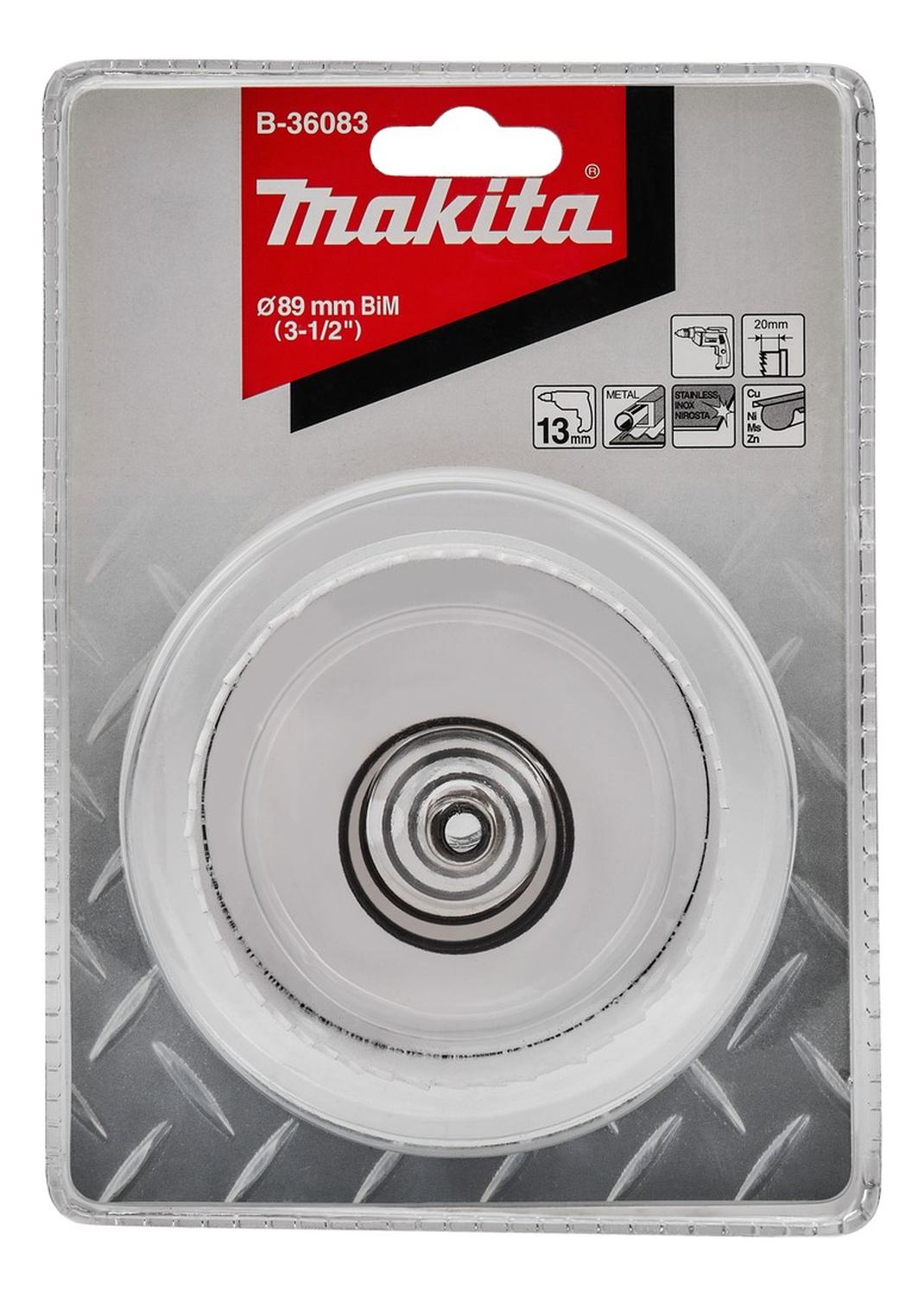 Sierra Copa Bim Acero Inox 89mm ( 3 - 1/2'') - Makita - Herram.cl