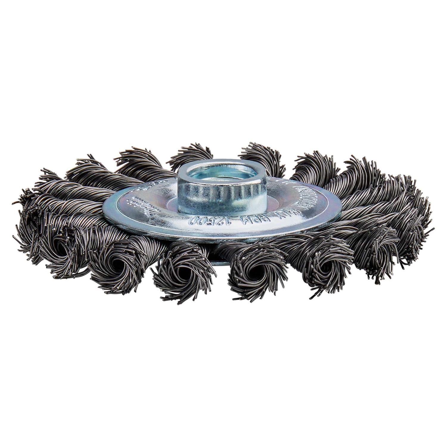 Grata Circular Plana Acero Trenzado 100x0,5mm / M14 - Makita - Herram.cl