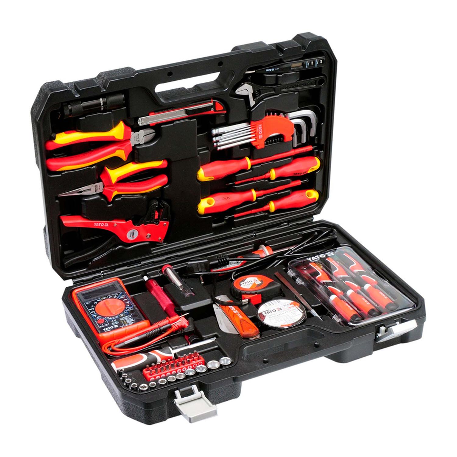 Juego De Herramienta De Electricista 68 Pzas - Yato - Herram.cl