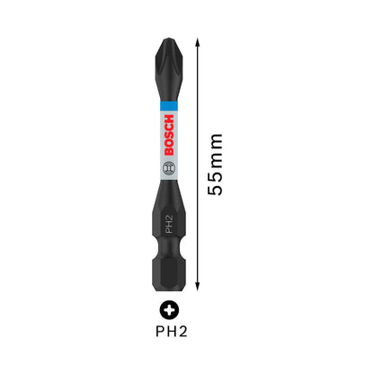 Puntas PRO Impact PH2x55mm 5 Pzas - Bosch - Herram.cl