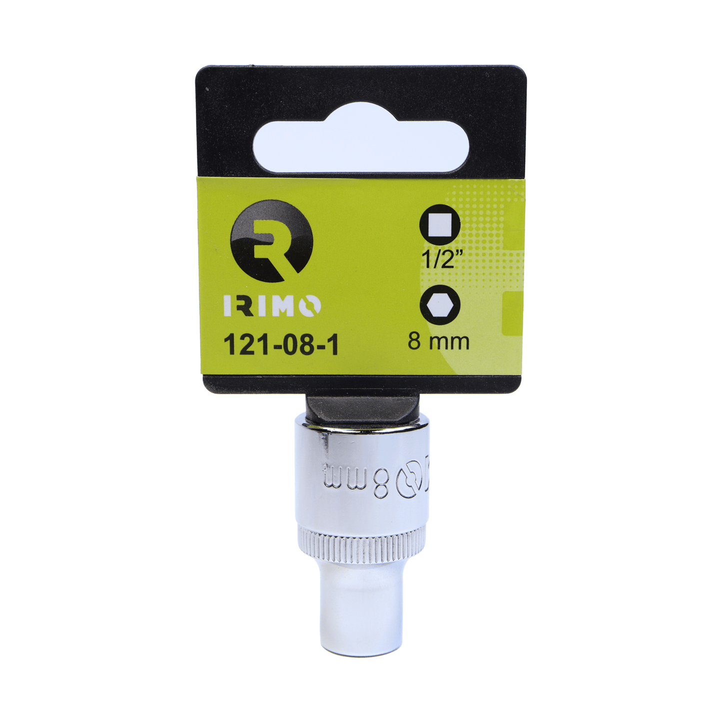 Dado Hexagonal De 1/2'', 8mm - Irimo - Herram.cl