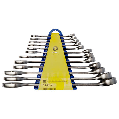 Juego de 12 llaves combinadas con soporte 10 - 32mm - Irimo - Herram.cl